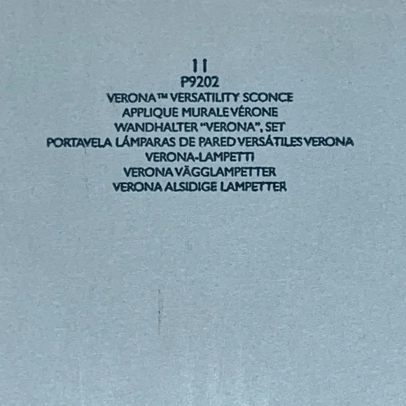PartyLite P9202 Verona Versatility Sconce New in box